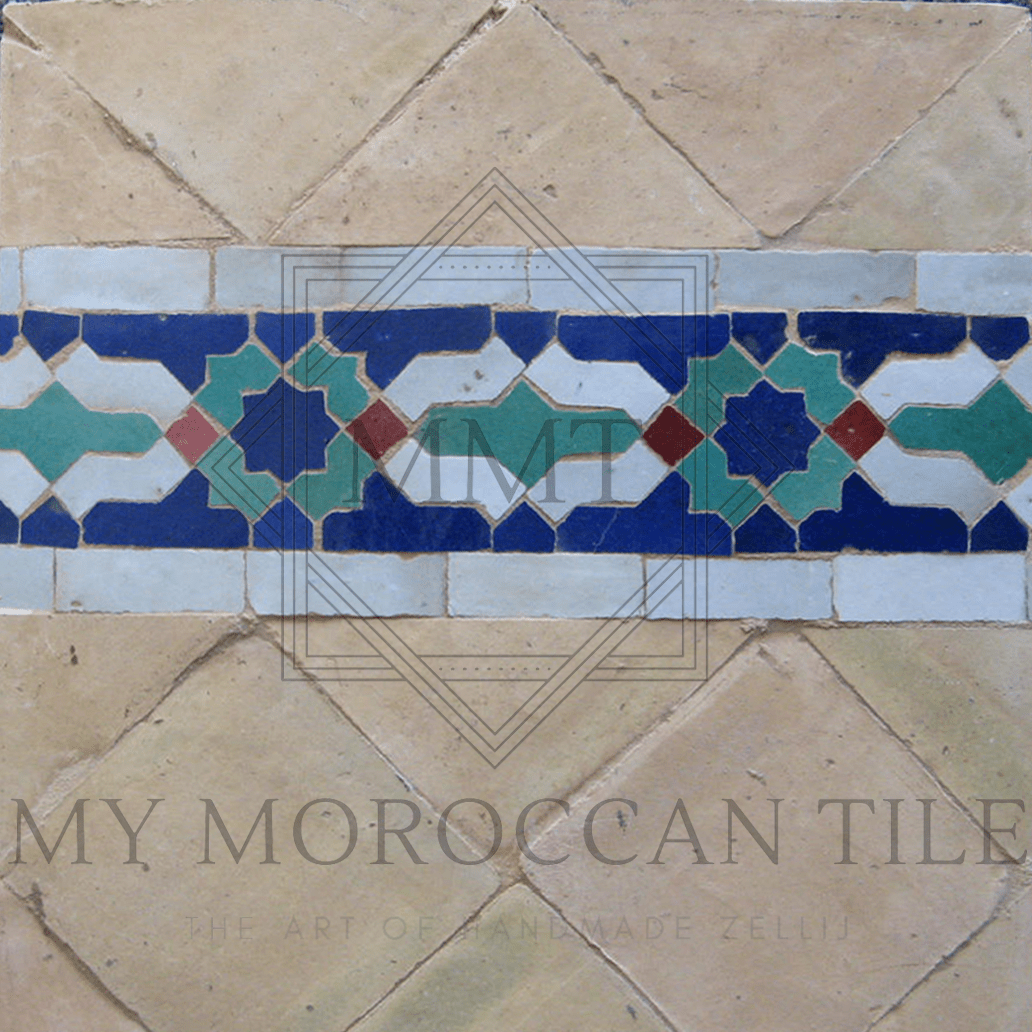 Crown Mosaic Border - My Moroccan Tile