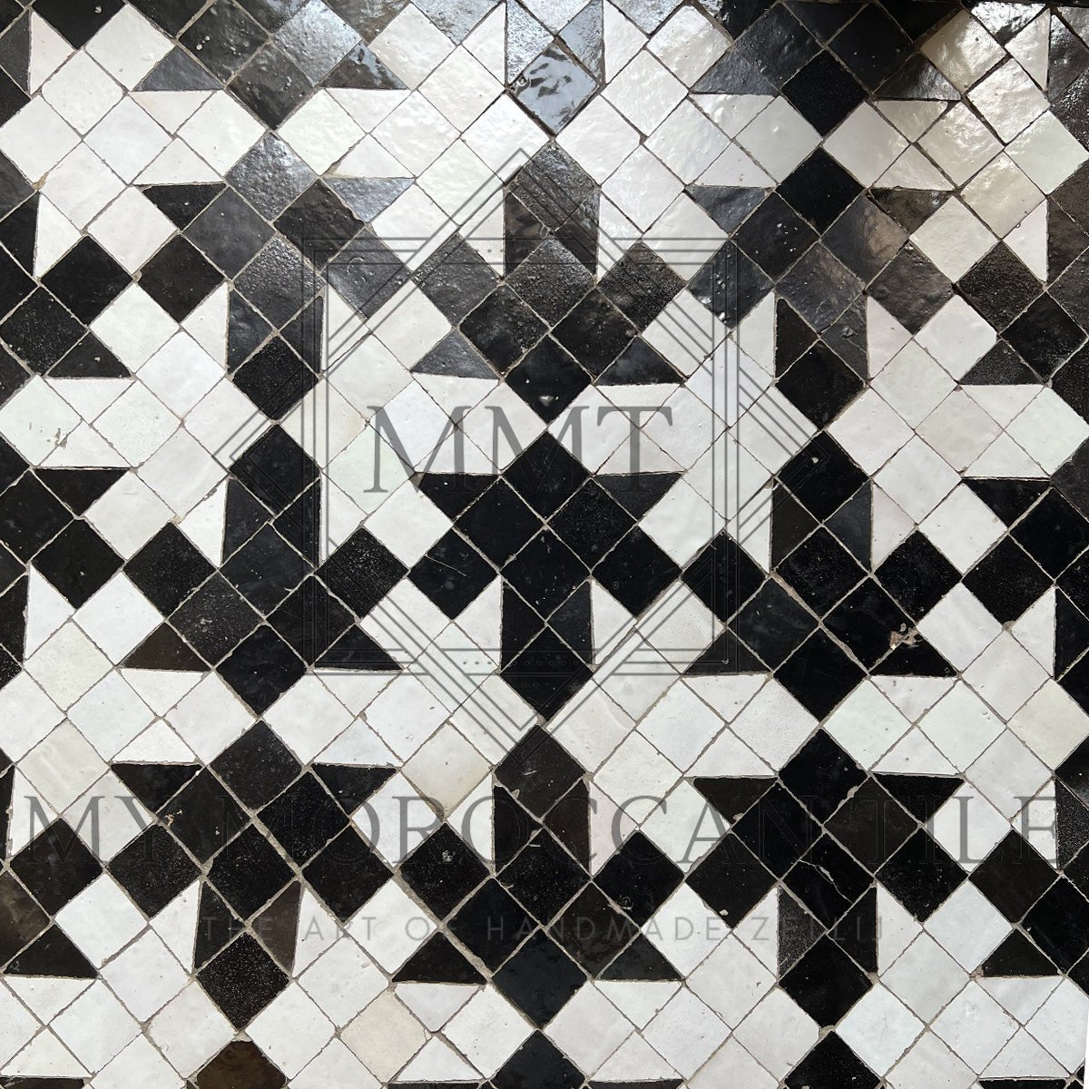 Fig Leaf mosaic - My Moroccan Tile