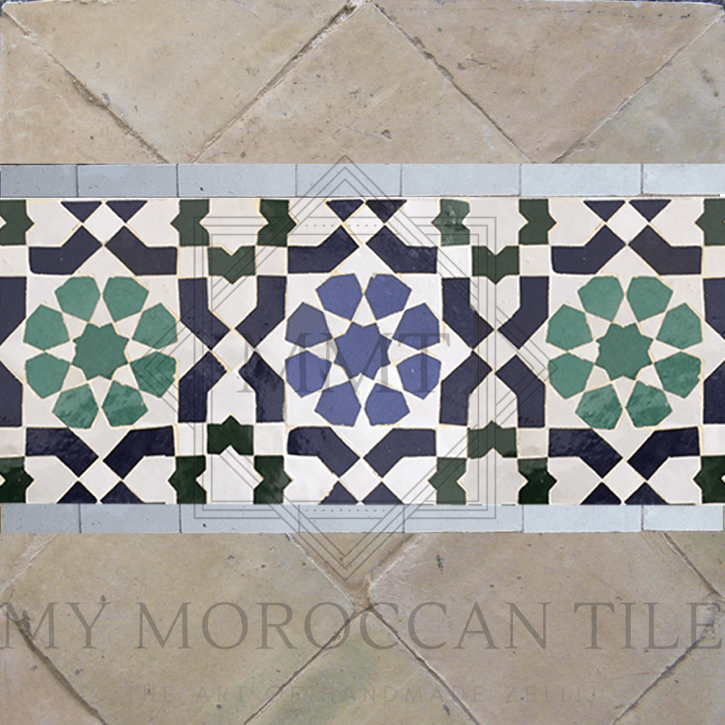 Katiani Mosaic Border - My Moroccan Tile