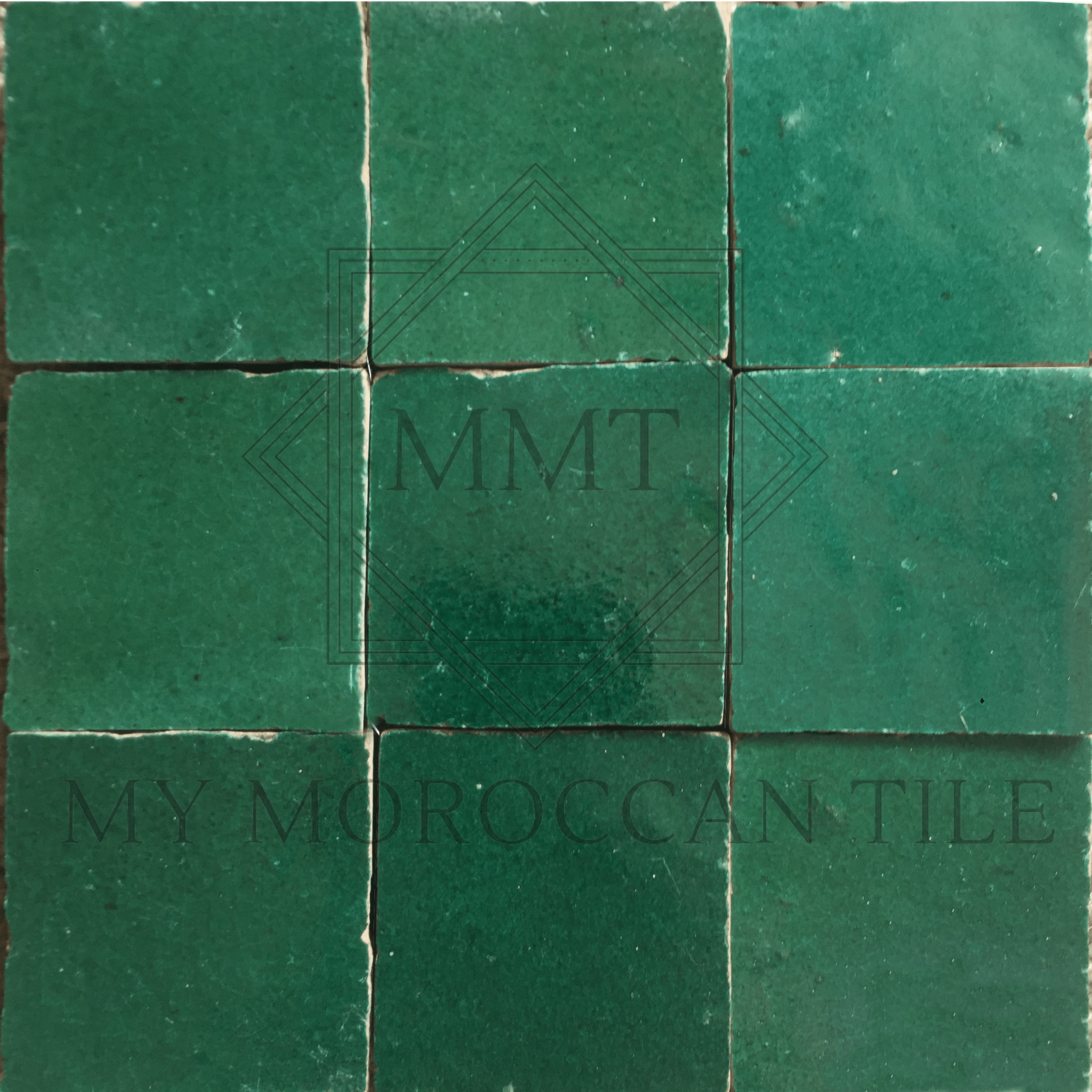 4" × 4" Moroccan Zellij Tile - My Moroccan Tile