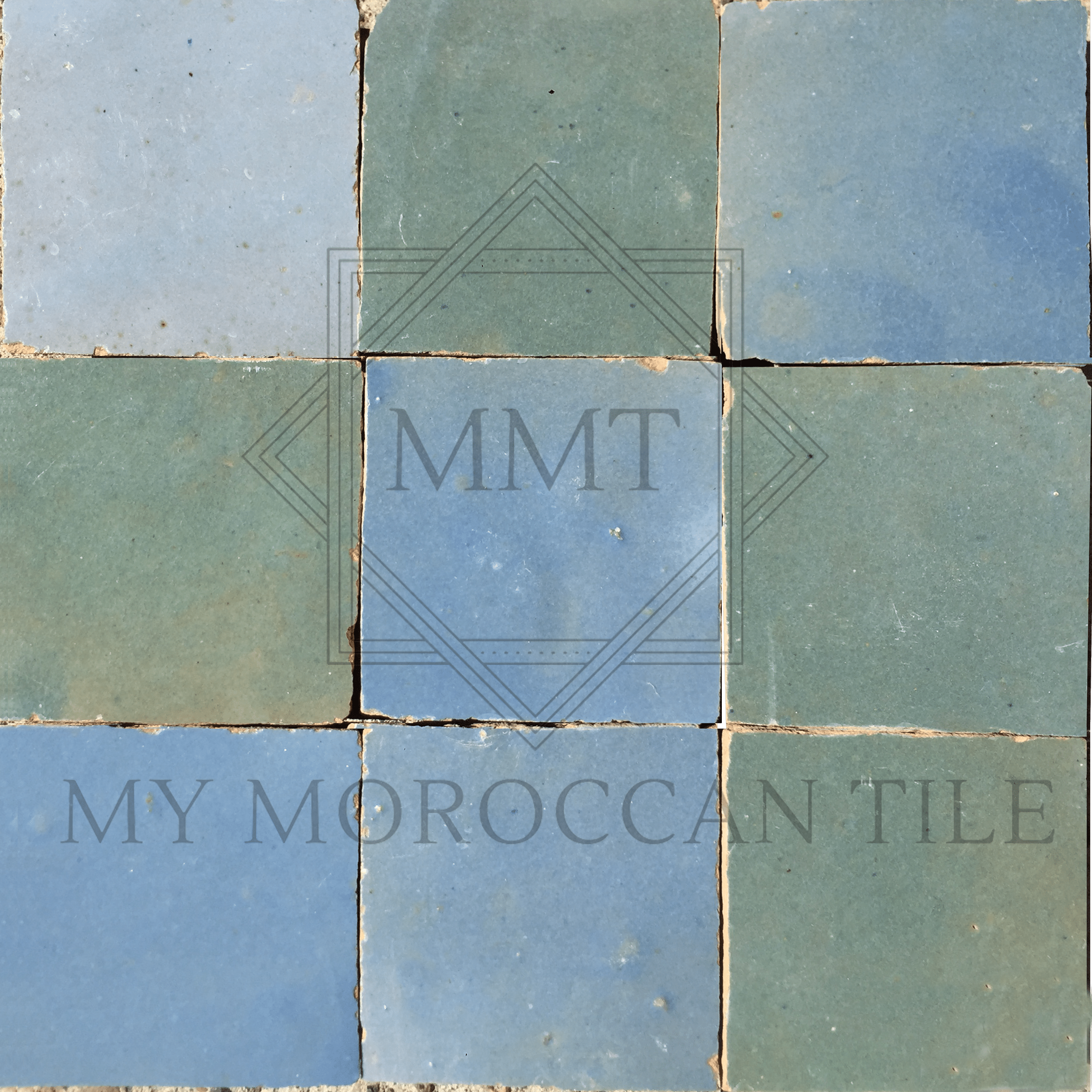 4" × 4" Moroccan Zellij Tile - My Moroccan Tile