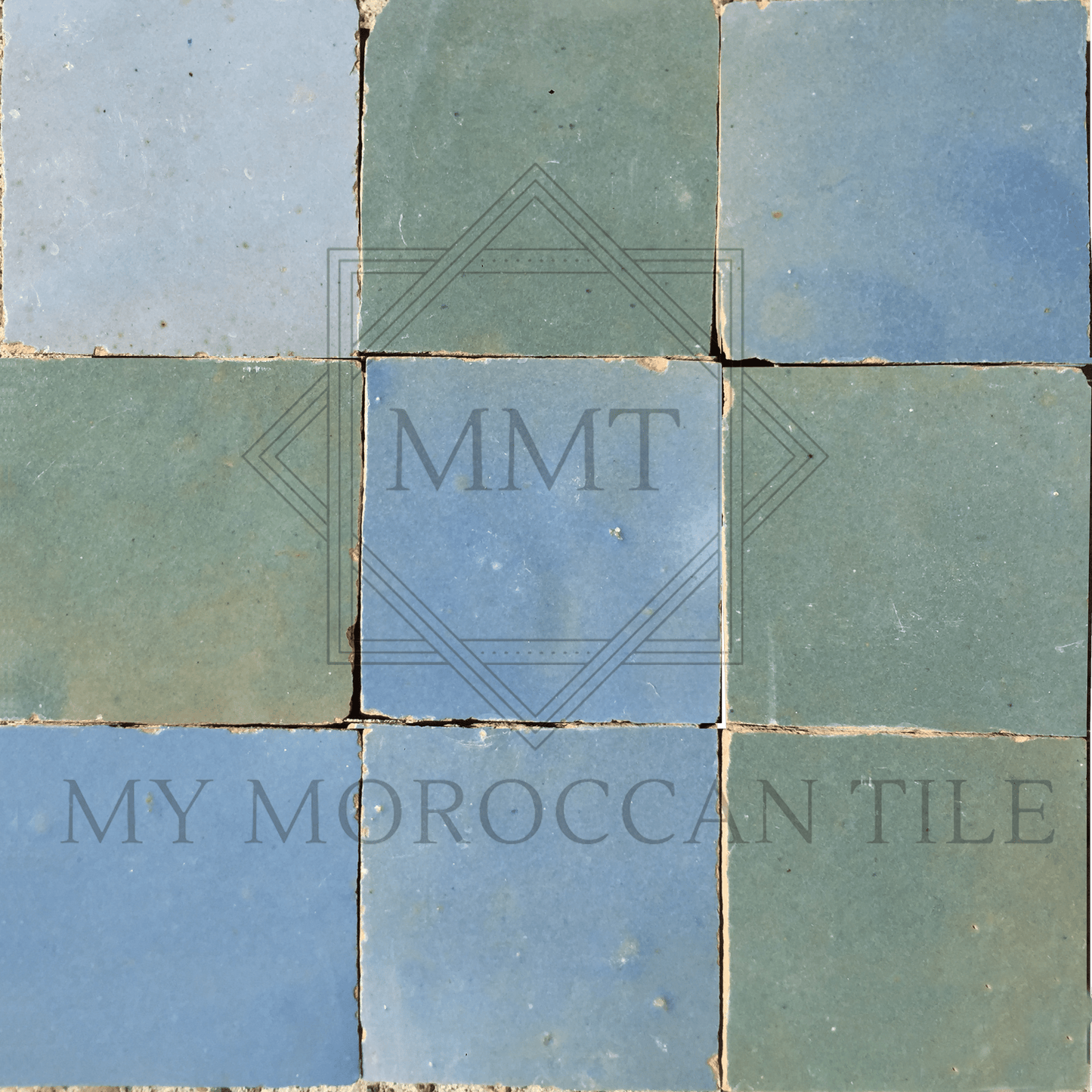 4" × 4" Moroccan Zellij Tile - My Moroccan Tile