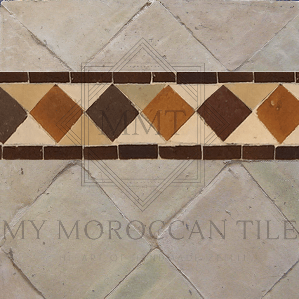 Carre Mosaic Liner - My Moroccan Tile