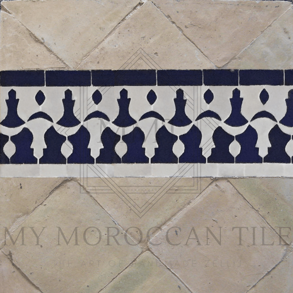Crescent Mosaic Border - My Moroccan Tile