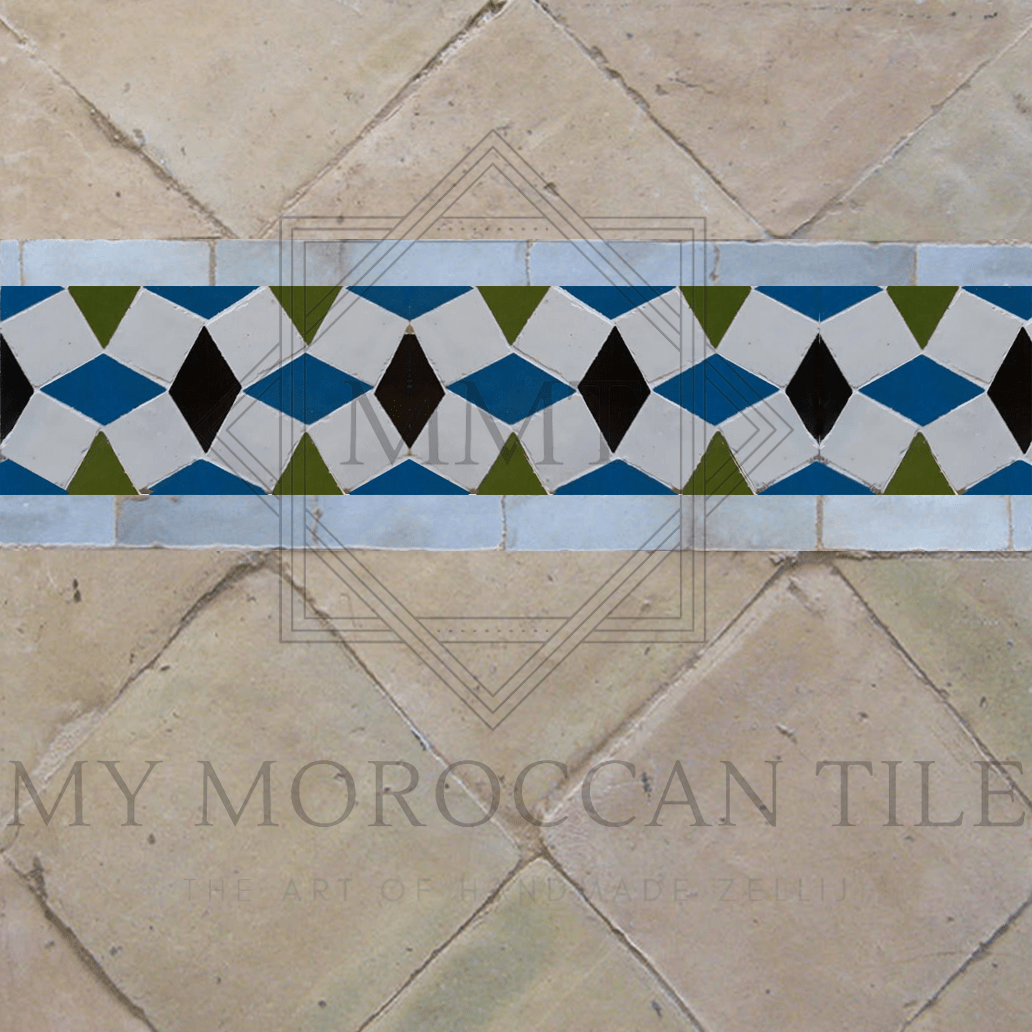 Diamond Mosaic Liner - My Moroccan Tile