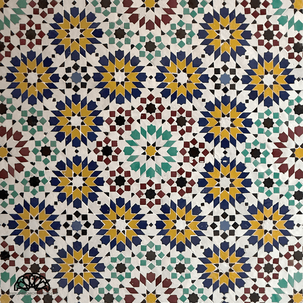Fez Medina Mosaic Tile - 1882B - My Moroccan Tile