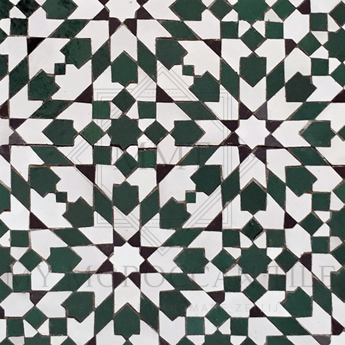 Fez Medina Mosaic Tile - 1882B - My Moroccan Tile