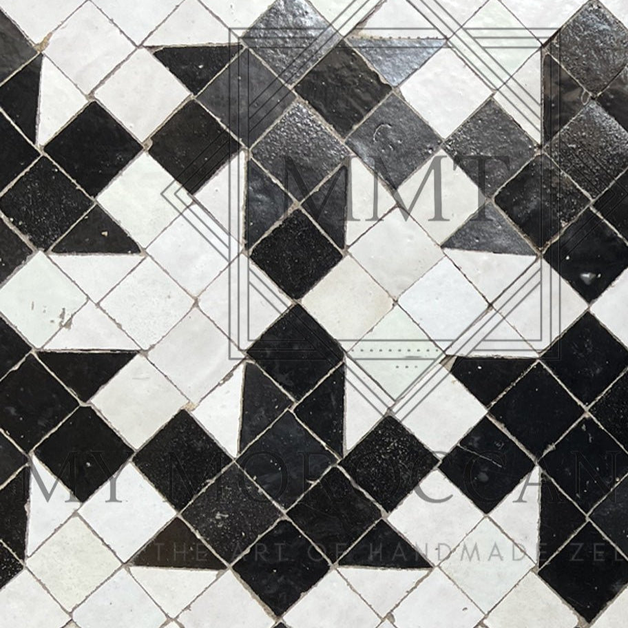 Fig Leaf mosaic - My Moroccan Tile