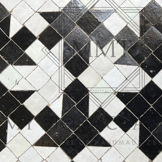 Fig Leaf mosaic - My Moroccan Tile