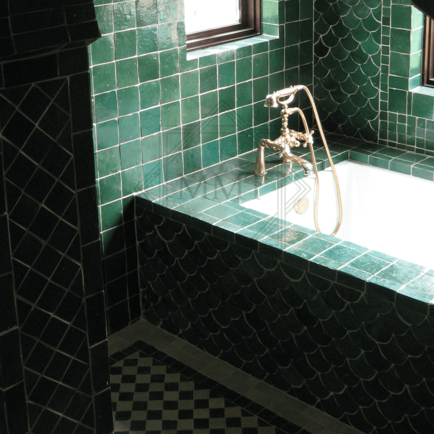 Fish Scale Mosaic Tile - My Moroccan Tile