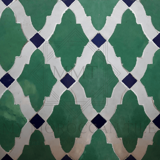 Fleur De Lis Mosaic Tile - My Moroccan Tile