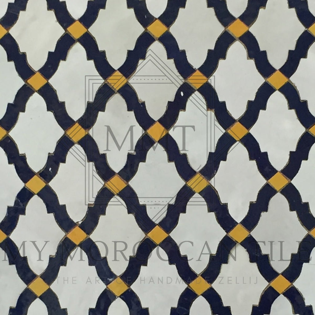 Fleur De Lis Mosaic Tile - My Moroccan Tile