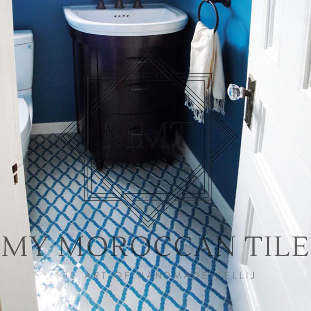 Fleur De Lis Mosaic Tile - My Moroccan Tile