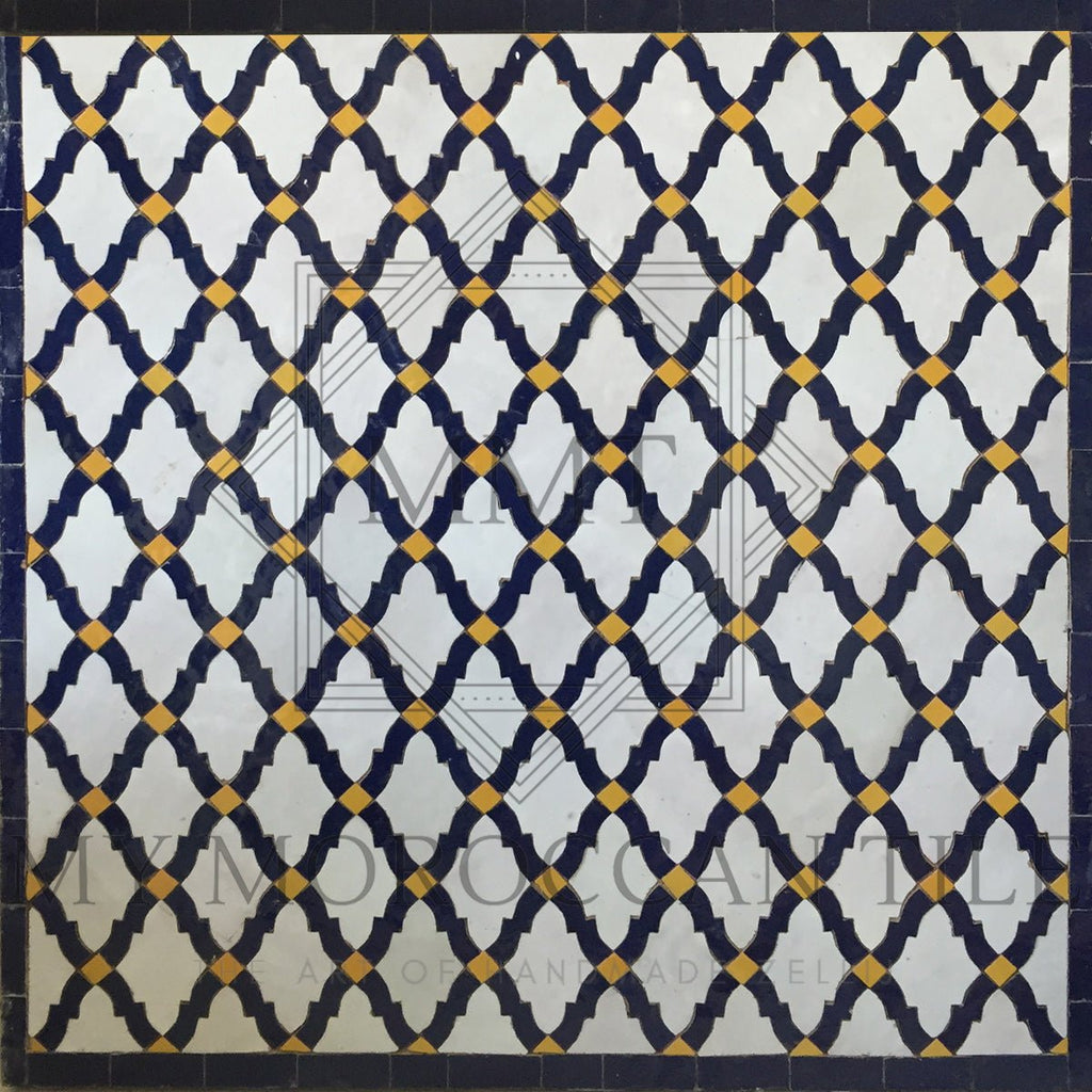 Fleur De Lis Mosaic Tile - My Moroccan Tile
