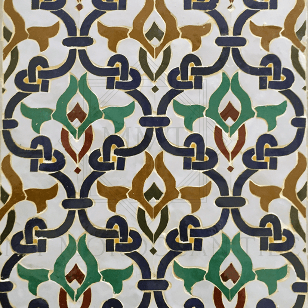 Floral Mosaic Tile - My Moroccan Tile