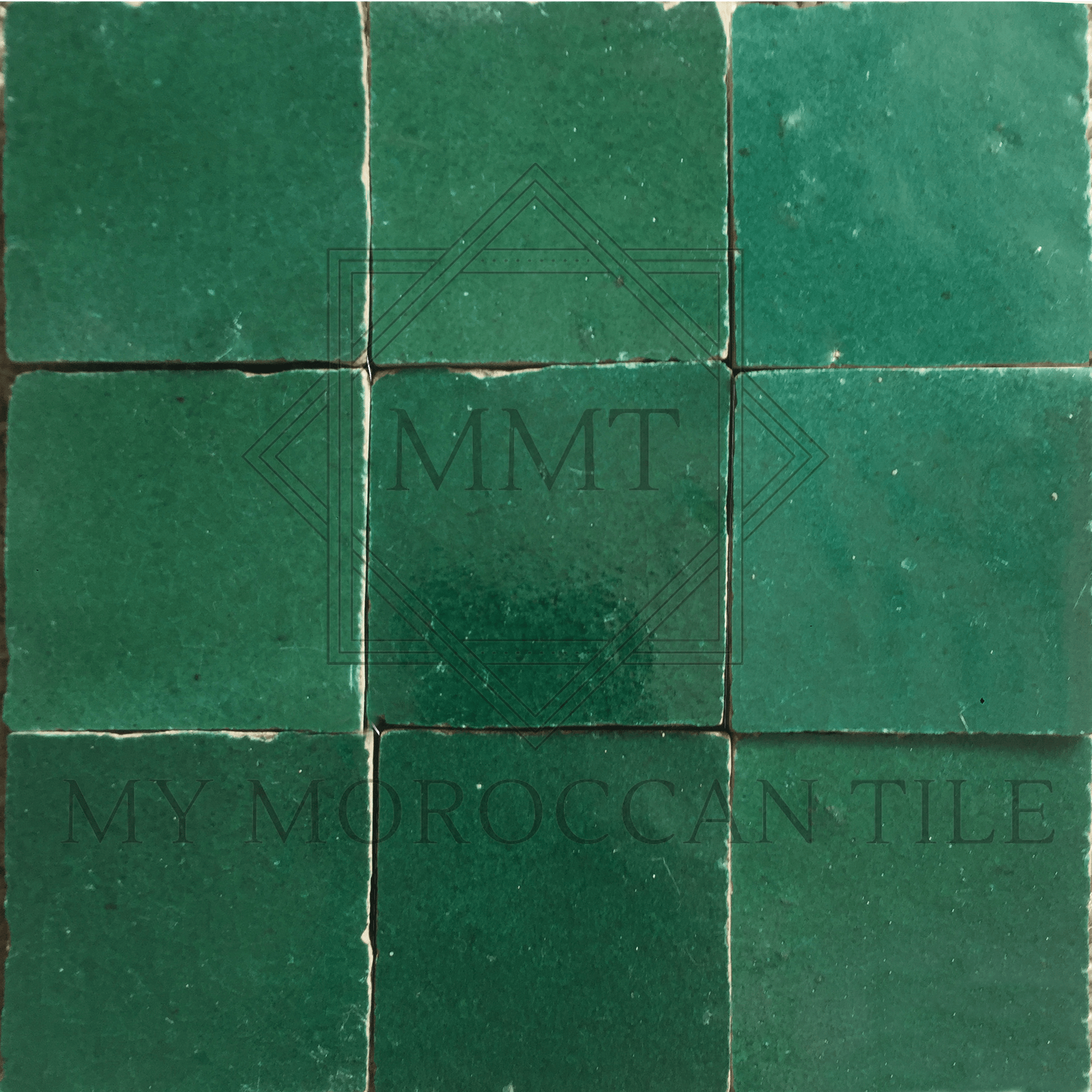 Forest Green Moroccan Zellige Tile - My Moroccan Tile