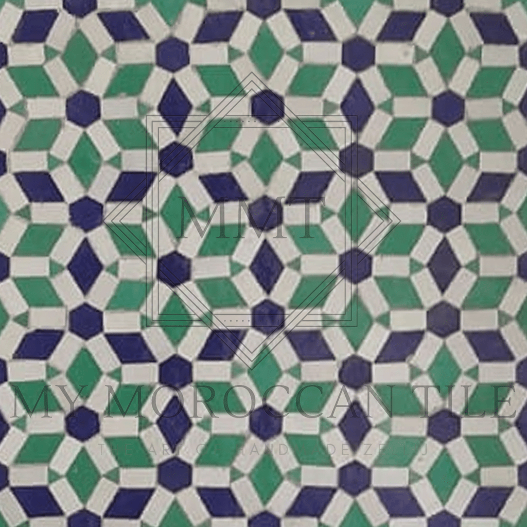 Hexa Diamond Mosaic Tile - My Moroccan Tile