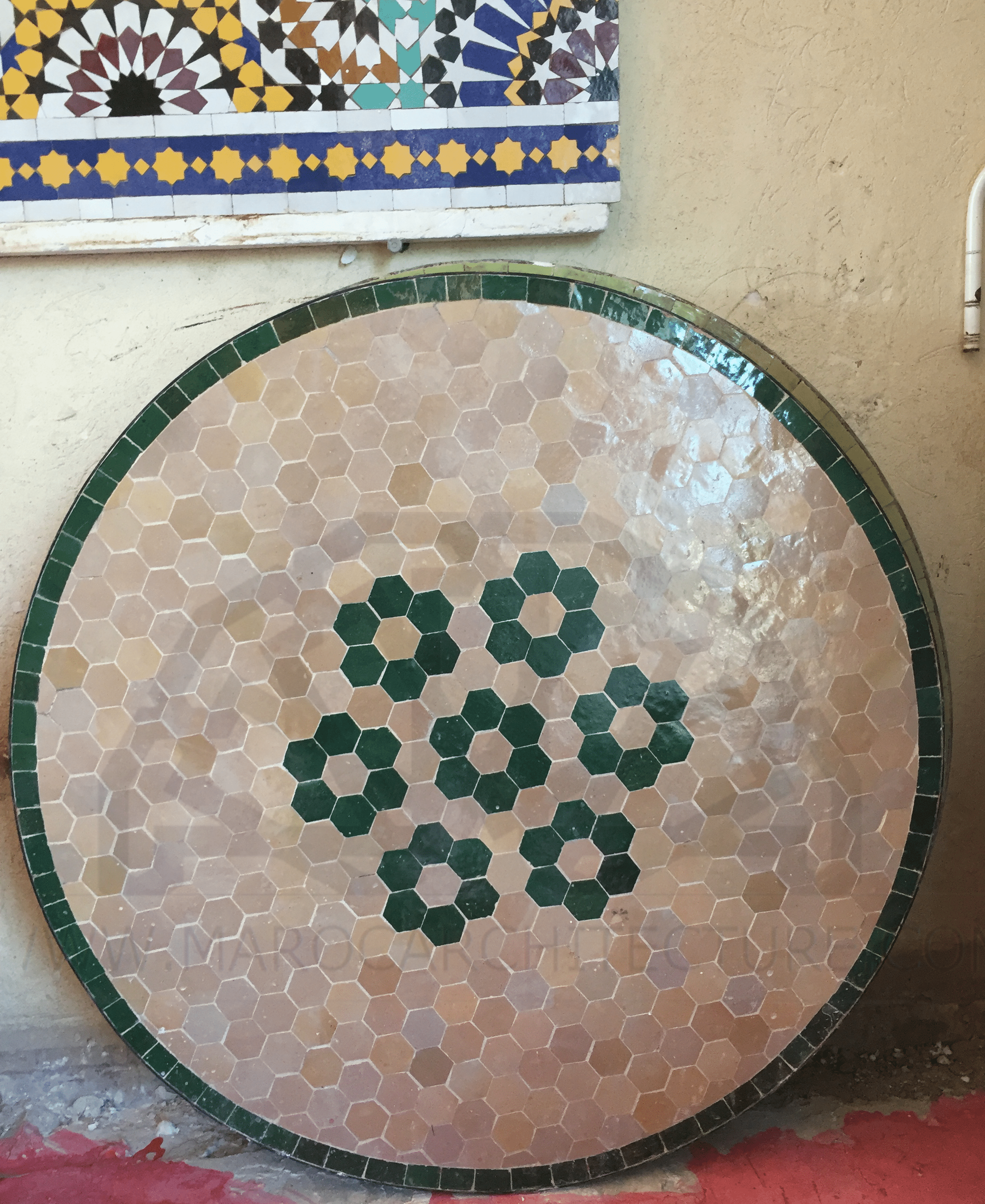 Hexa Mosaic Table Top 6181 - My Moroccan Tile