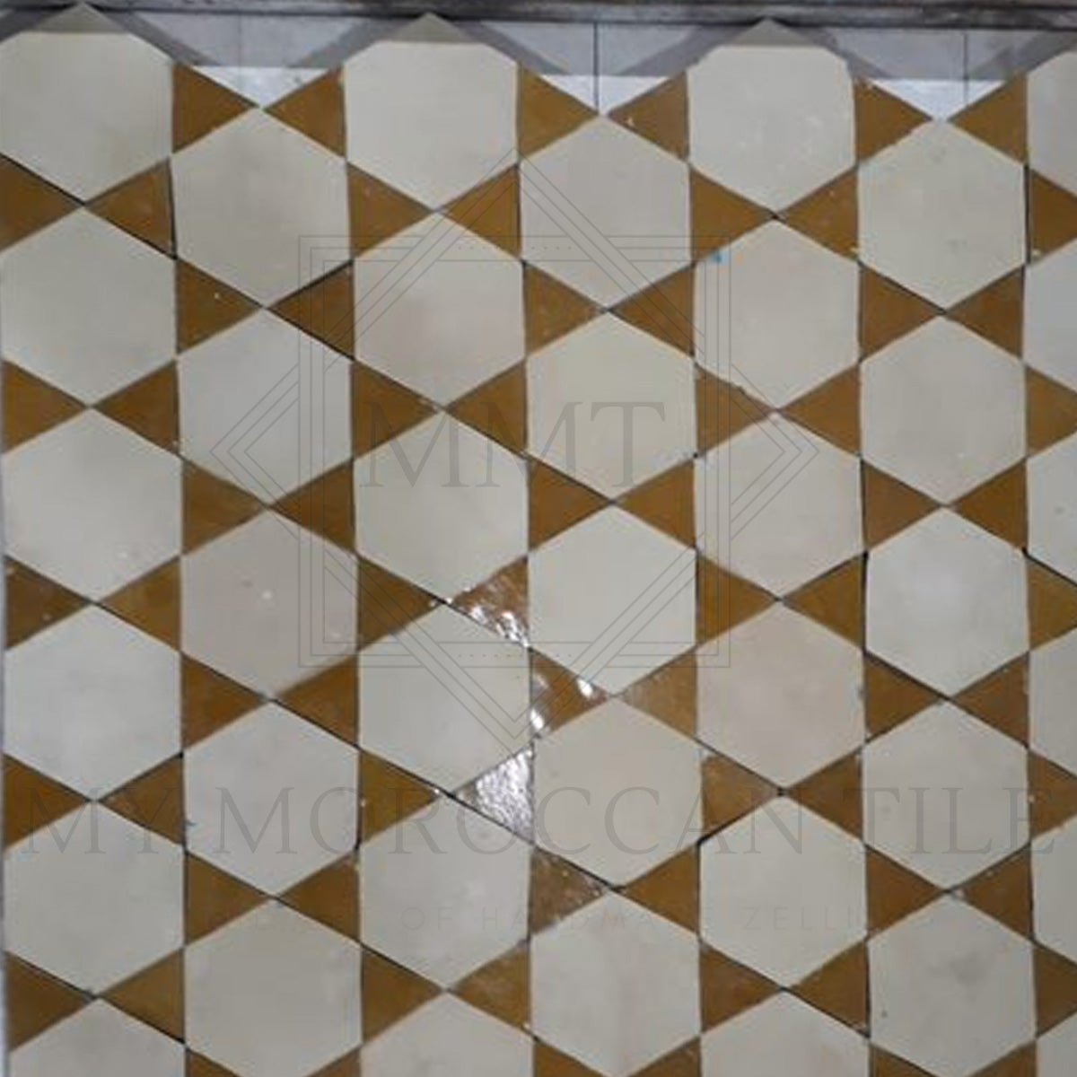 Hexa Zellij with inserts - My Moroccan Tile