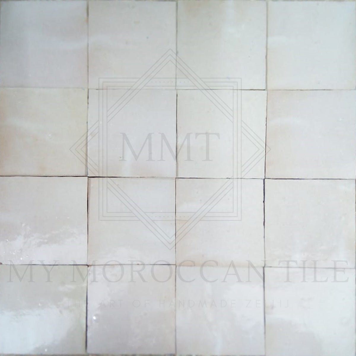 Ivory Moroccan Zellige Tile - My Moroccan Tile