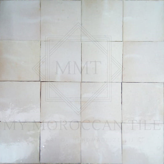 Ivory Moroccan Zellige Tile - My Moroccan Tile