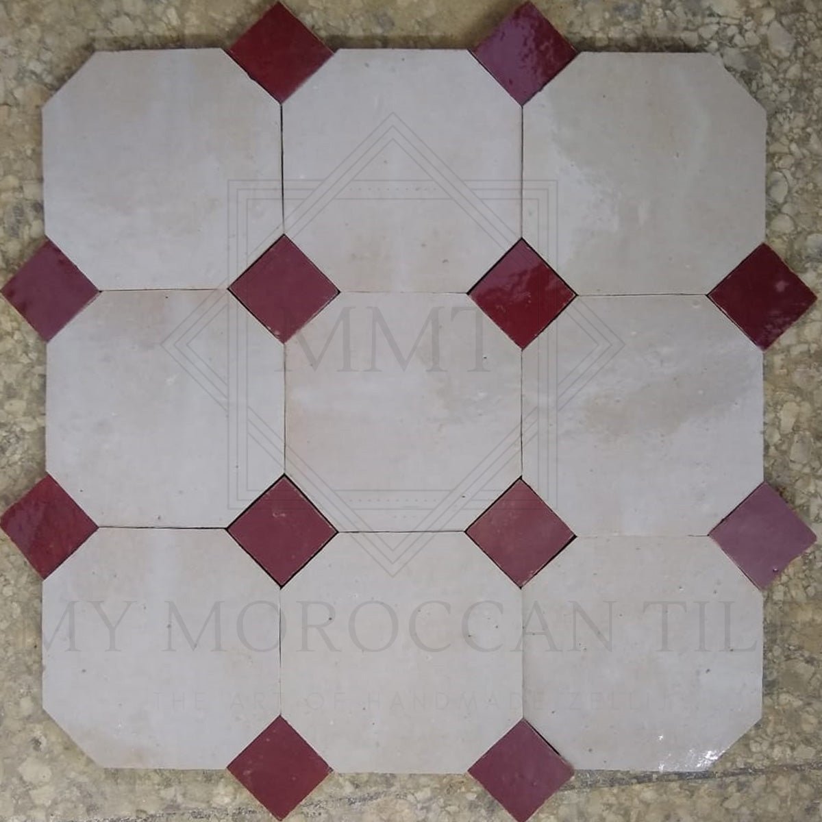 Kora – 4" × 4" - My Moroccan Tile