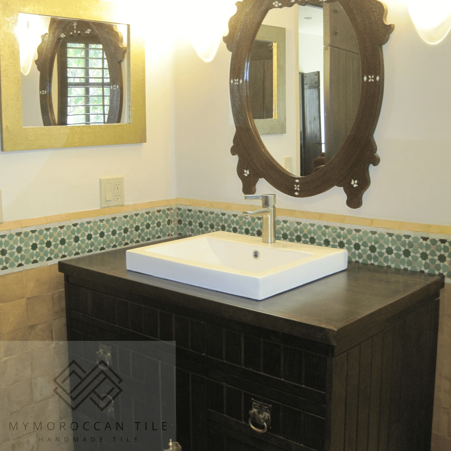 Maarkab – Grand Riad Floor Tile | Handmade Moroccan Terracotta - My Moroccan Tile