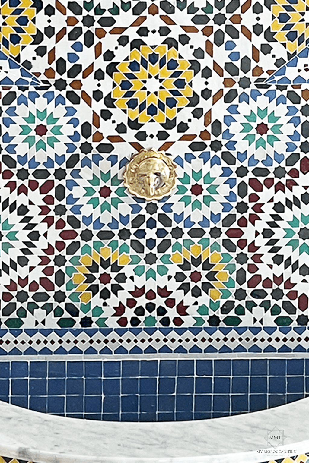 Mosaic wall fountain 2412 - My Moroccan Tile