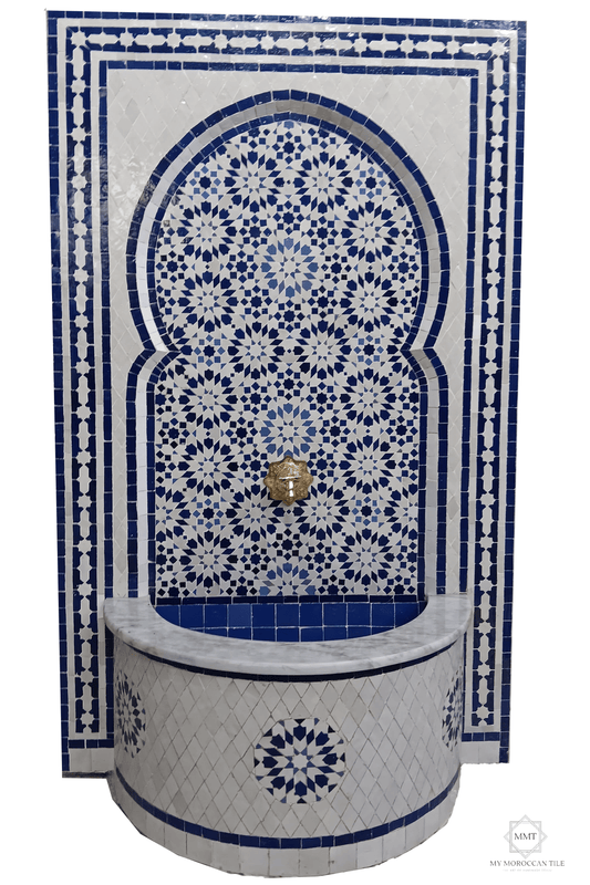 Mosaic Wall Fountain FN - 1882B NVW - My Moroccan Tile