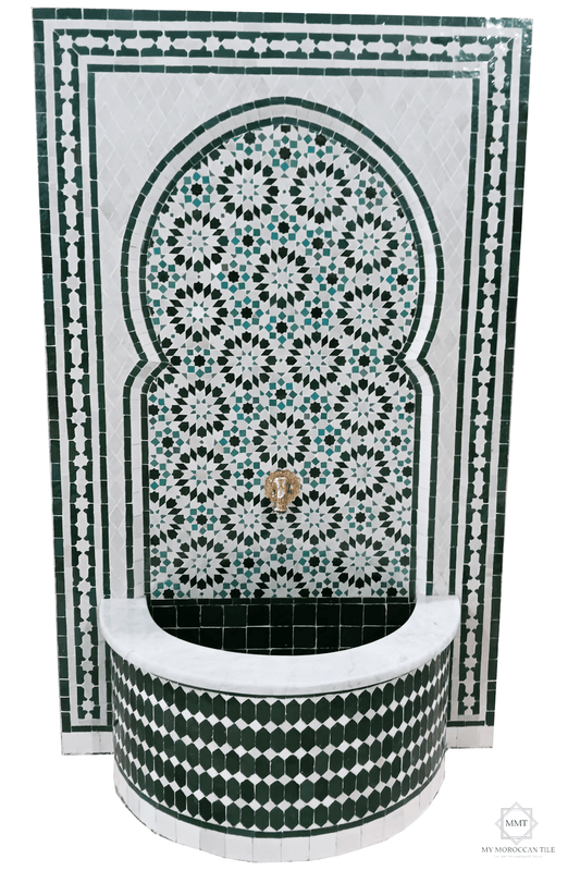 Mosaic Wall Fountain FN - 1882B - My Moroccan Tile