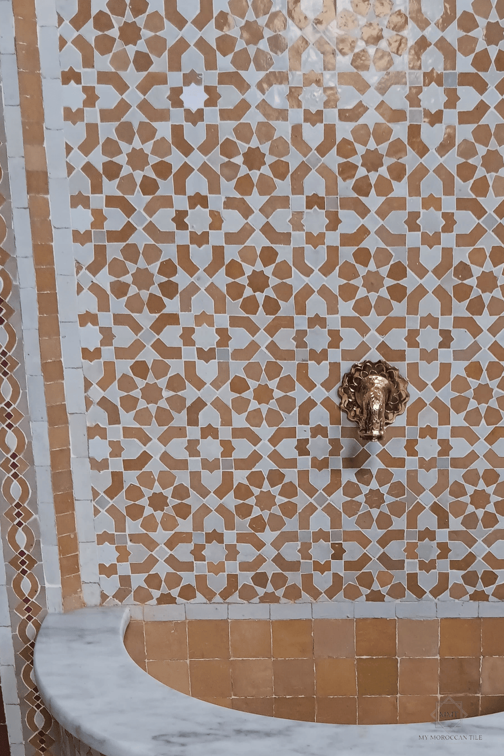 Mosaic Wall Fountain TARSIAKAT - My Moroccan Tile