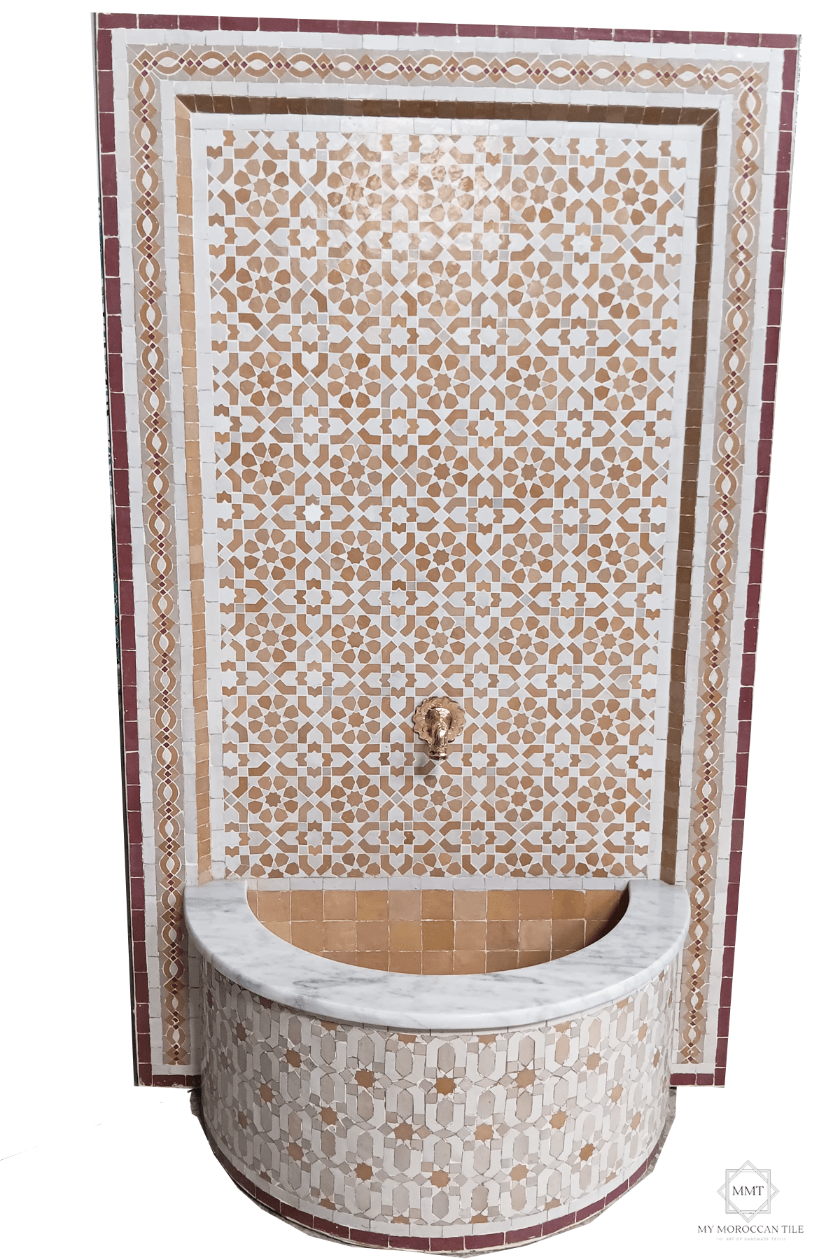 Mosaic Wall Fountain TARSIAKAT - My Moroccan Tile