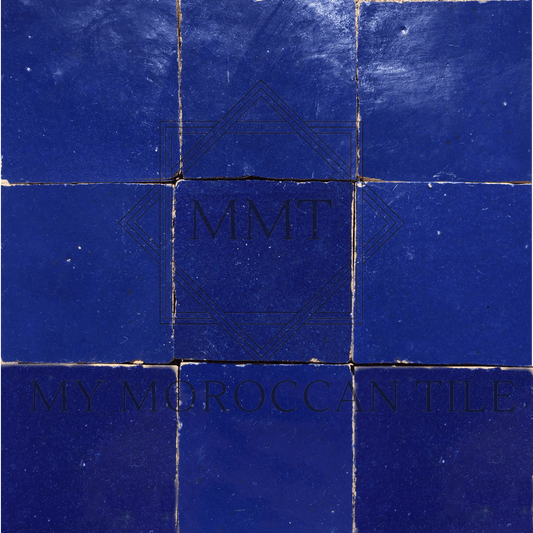 Navy Blue Moroccan Zellige Tile - My Moroccan Tile
