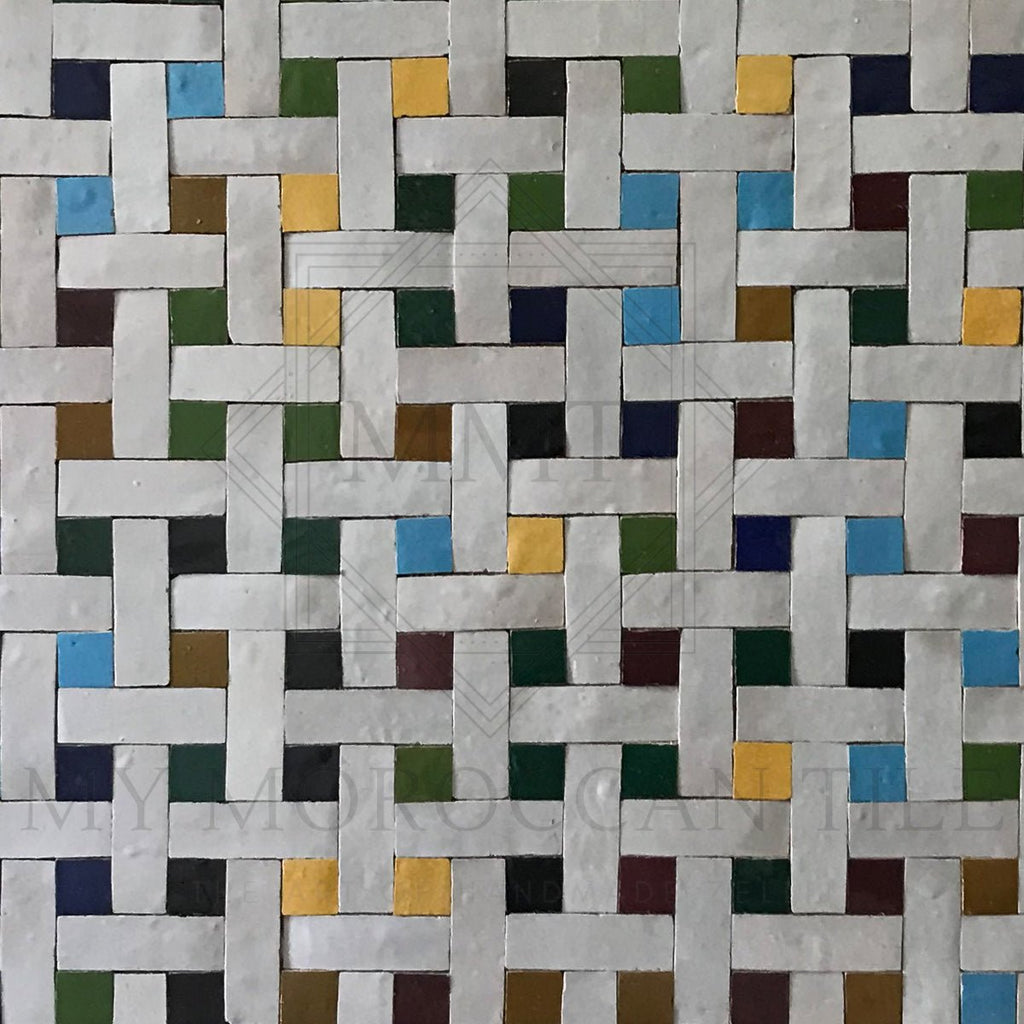 Pinwheel Mosaic Tile - My Moroccan Tile