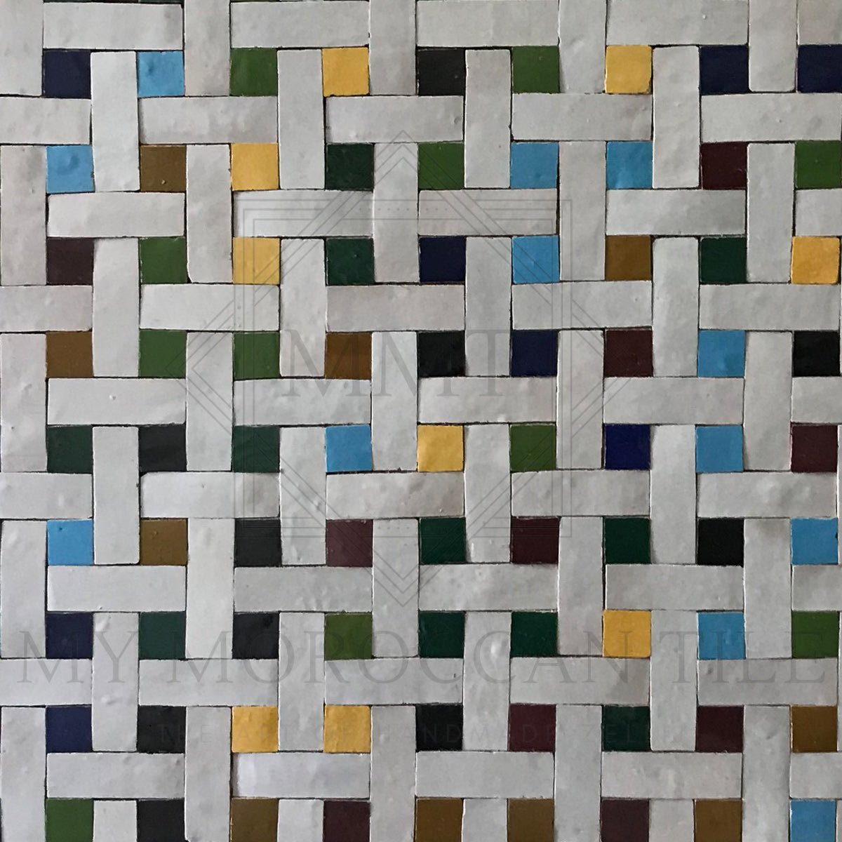 Pinwheel Mosaic Tile - My Moroccan Tile