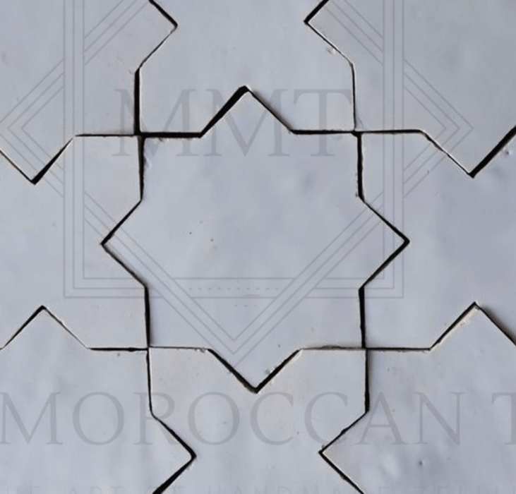 Star and Cross Moroccan Tile - My Moroccan Tile