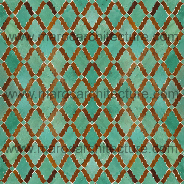 Moroccan Lattice Mosaic