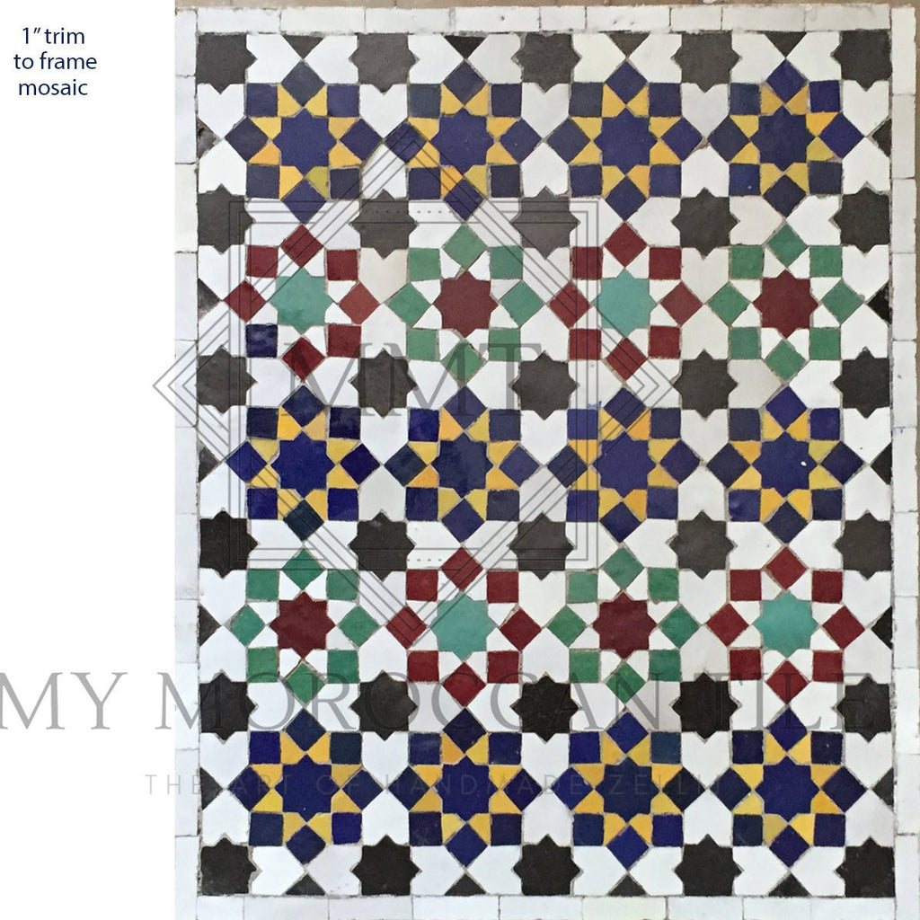 Tarsia Fez Mosaic Tile - My Moroccan Tile