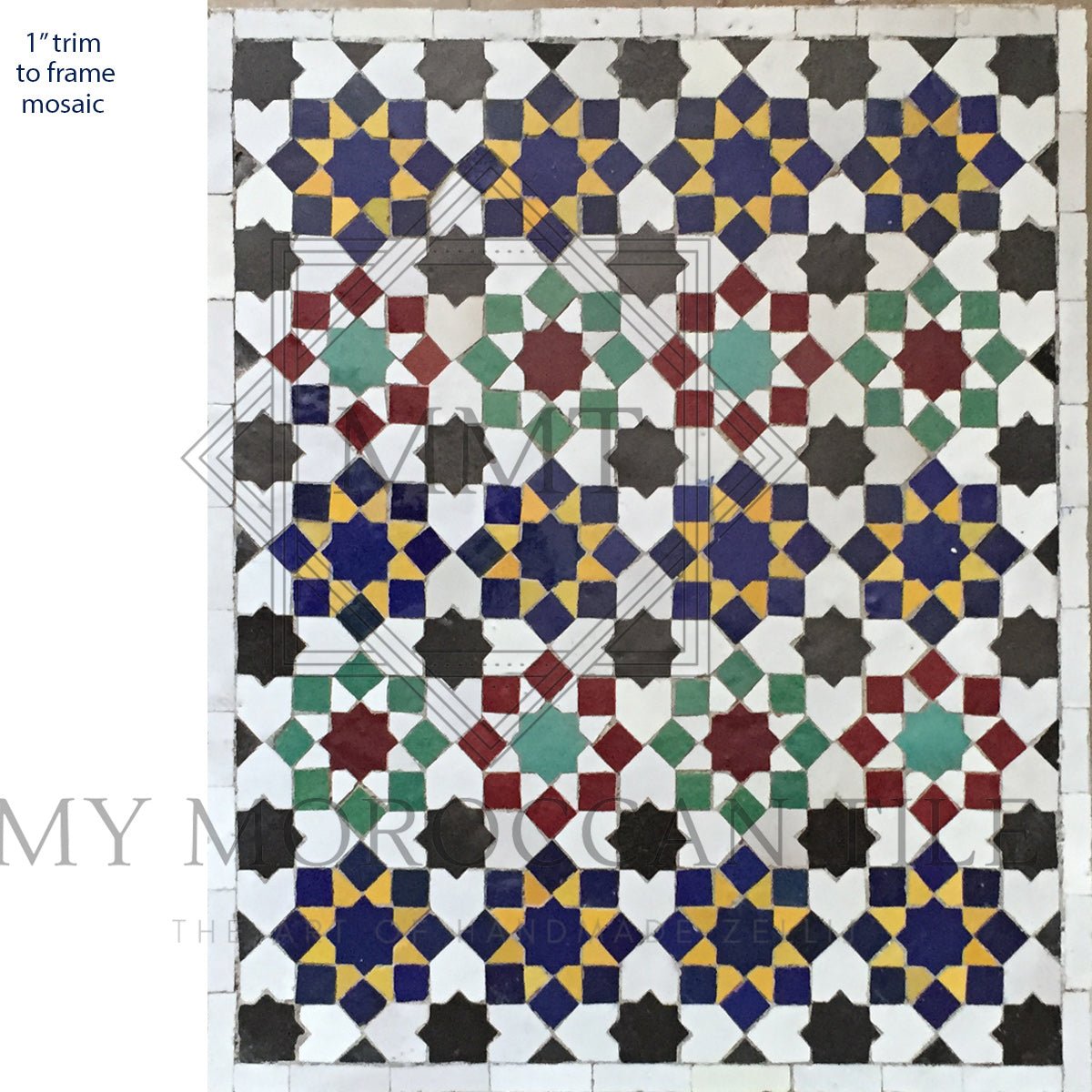 Tarsia Fez Mosaic Tile - My Moroccan Tile