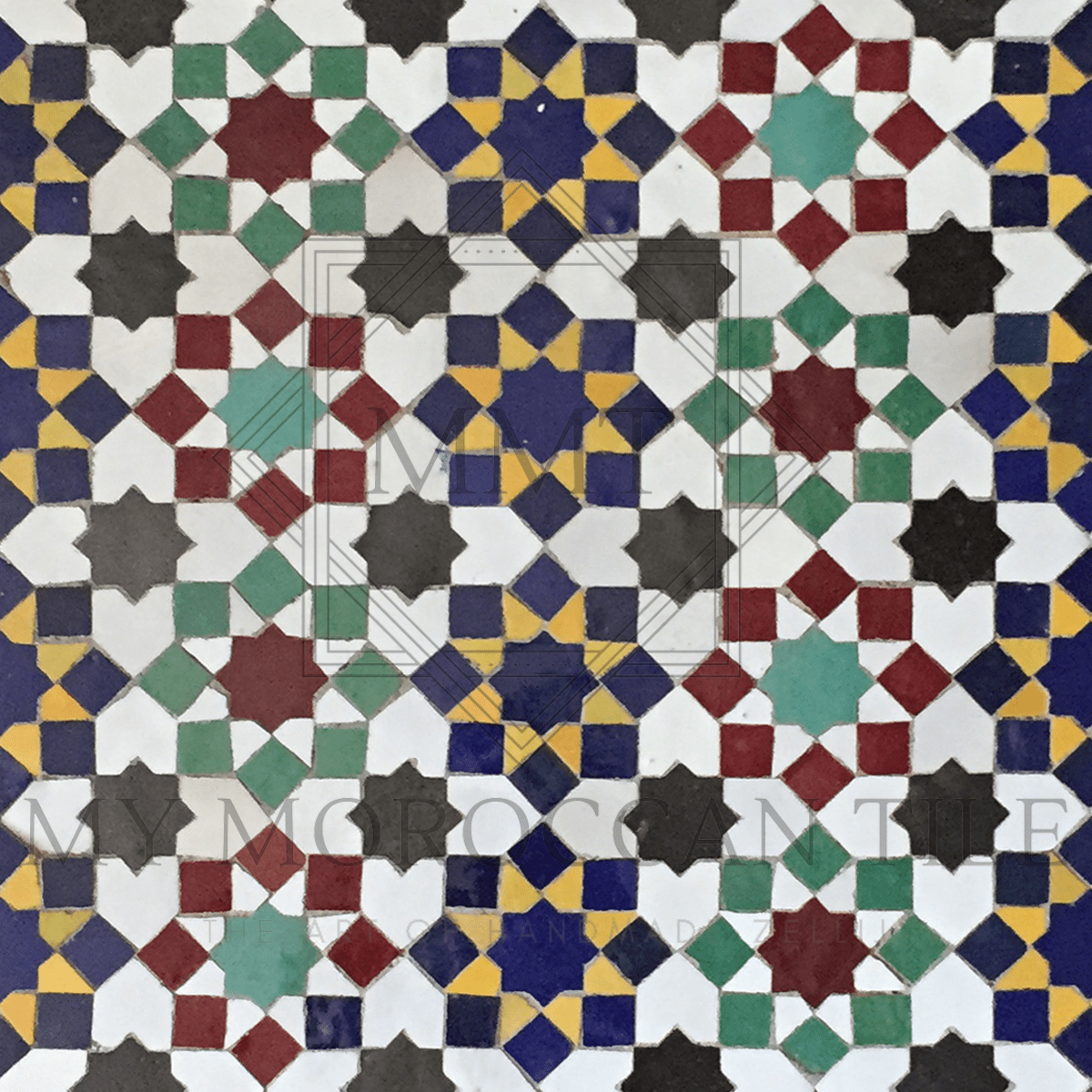 Tarsia Fez Mosaic Tile - My Moroccan Tile