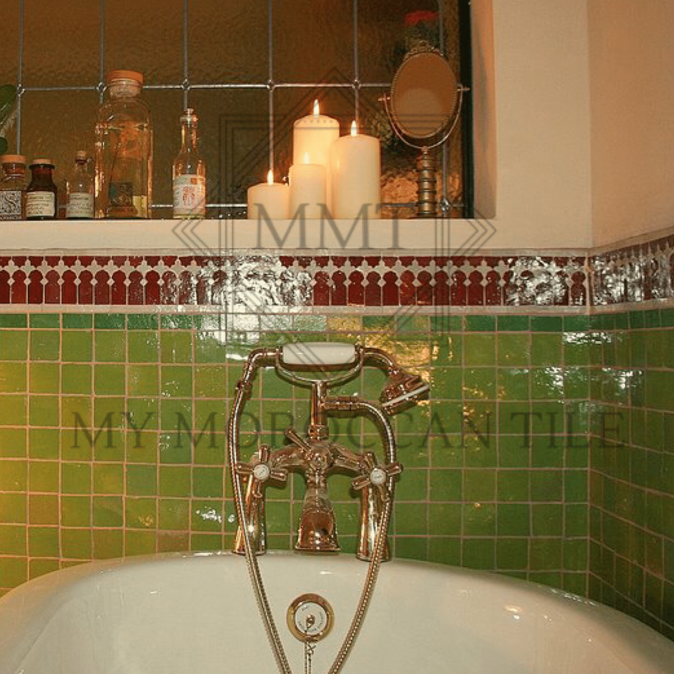 Zennar Mosaic Border - My Moroccan Tile