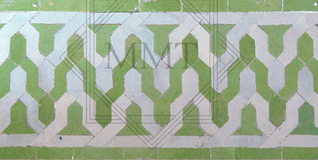 Zigzag Mosaic Border - My Moroccan Tile