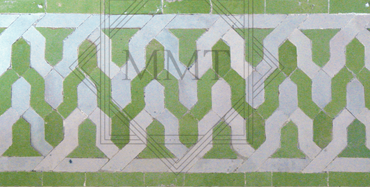 Zigzag Mosaic Border - My Moroccan Tile