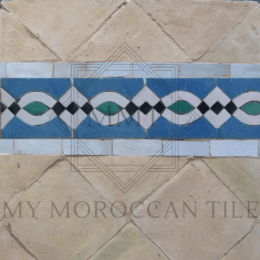 Zitoun Mosaic Border - My Moroccan Tile